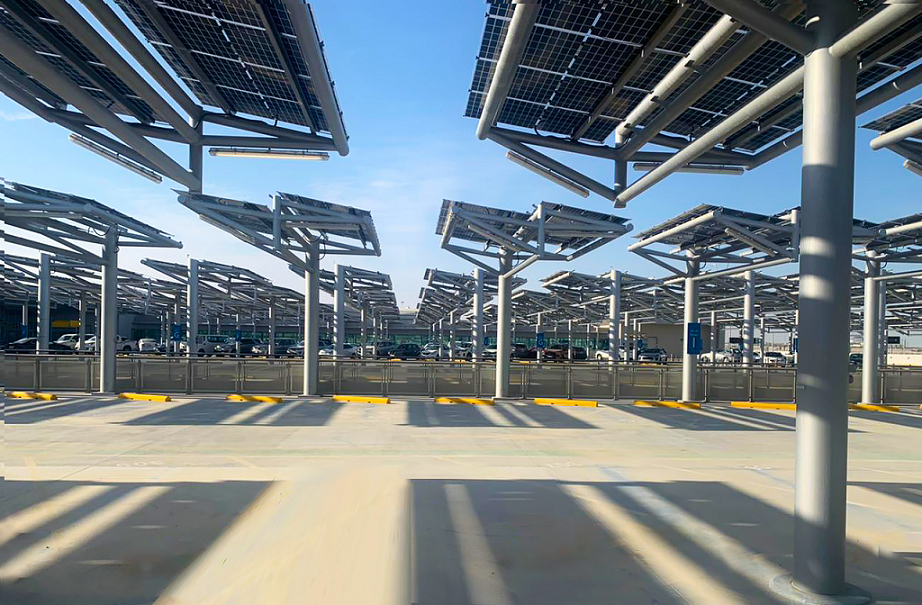 Largest solar-powered car park in Abu Dhabi ecologically friendly