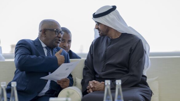UAE president hosts president of the Union of the Comoros